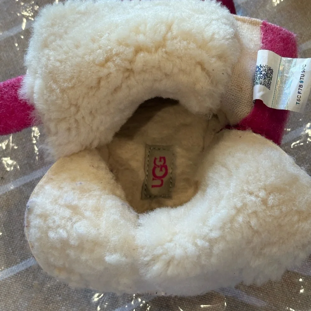 UGG Infant Keenan‎ Pink Azalea 1096089T Size 7 Booties/ Authentic